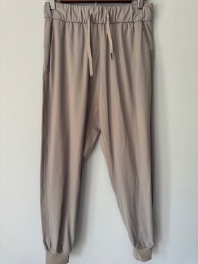 lululemon athletica Women's Taupe Drawstring Joggers